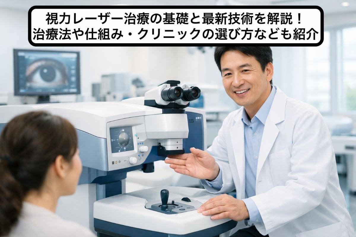 視力レーザー治療の基礎と最新技術を解説！治療法や仕組み・クリニック