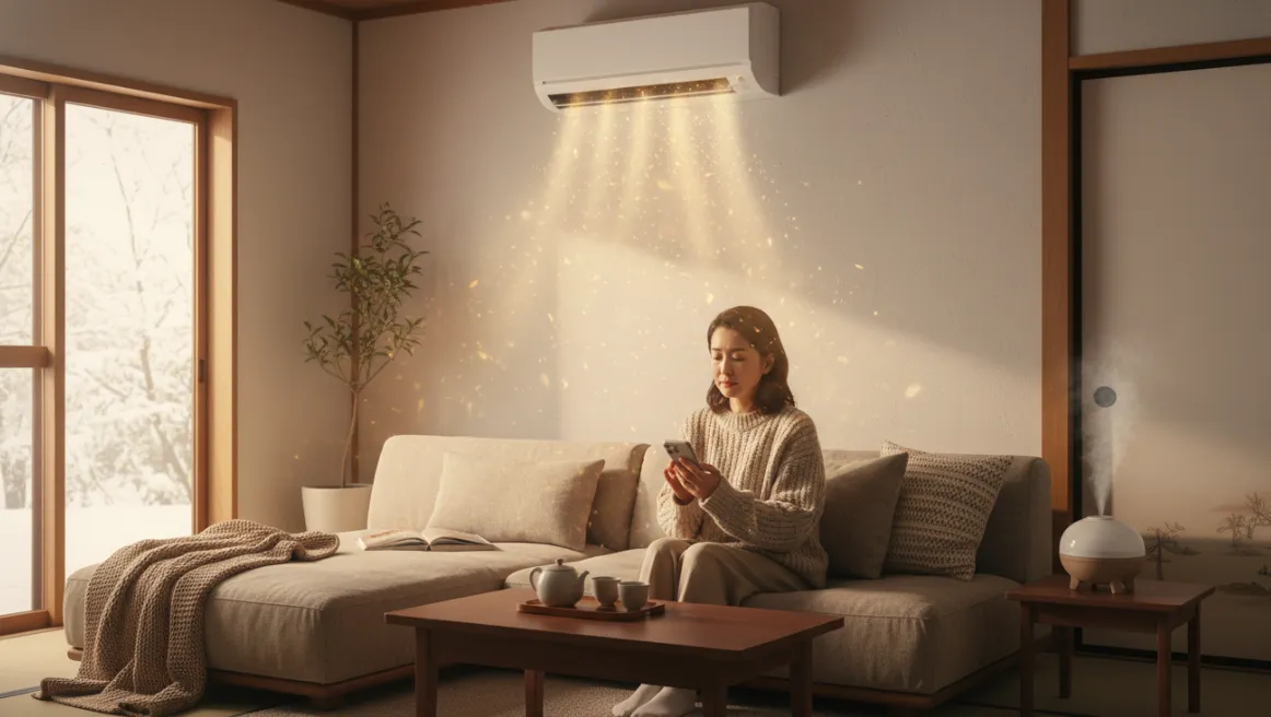 冬の暖房で目が乾く原因とは?ドライアイを防ぐ5つの環境改善ポイント